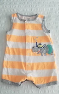 Carter's One Piece Sleeveless Romper - size boy 3 months - Picture 1 of 1
