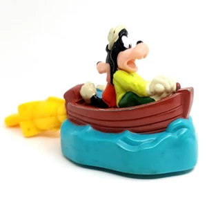 Goofy & Max Fishing Boat Pull String Burger King Toy Disney Movie Vintage 1995 - Picture 1 of 8