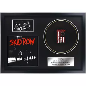 Skid Row - Skid Row / Memorabilia / LP / Souvenir en marco negro - Imagen 1 de 7