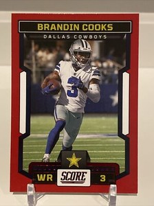 2023 Panini Score - Brandon Cooks #3 Red Parallel