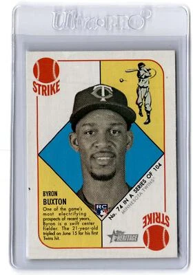 2015 Topps Heritage '51 #74 Byron Buxton RC - Image 1 of 2