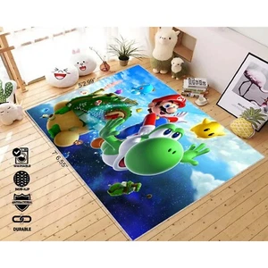 Super Mario, Super Mario Rug, Arcade Playing Rug, Player Charter Rug, Mario Rug - Picture 1 of 12