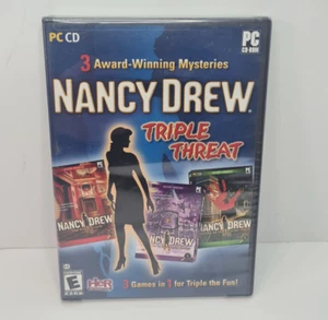 Nancy Drew Triple Threat PC CD ROM Final Scene Royal Tower Scarlet Hand Neu - Bild 1 von 3