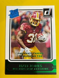 D47302  2015 Donruss Stat Line Career #228 Matt Jones RATED ROOKIE #201/297