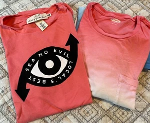 Mens XL Cotton T-shirt Bundle Pack - Short Sleeve Pink White Blue H&M Old Navy - Picture 1 of 16