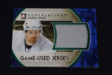 Daniel Sedin 2012-13 In the Game Superlative Game-Used Jersey Silver
