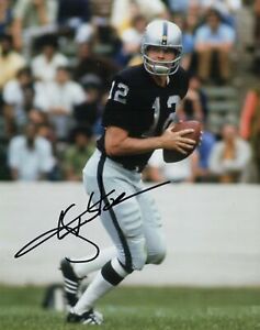 Ken Stabler Autographed Signed 8x10 Glossy Photo ( HOF Oakland Raiders ) REPRINT