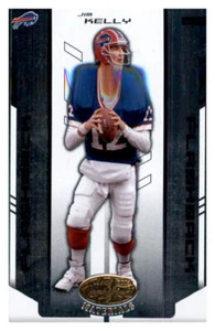 2004 Certified Jim Kelly NFL Insert HOF PWE Set Break Foil Bills #129 - Picture 1 of 2