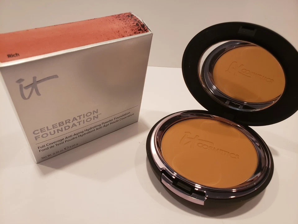 It Cosmetics ~ Celebration Foundation Anti-Aging Powder Foundation~ Rich ~ NIB - Image 1 of 1