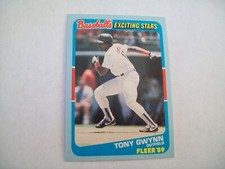 TONY GWYNN SAN DIEGO PADRES  1989 Fleer Baseball's Exciting Stars #20 HOF