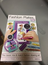 TRAVEL Fashion Plates Set Kahootz Dress Design Clothing Designer Kit new 