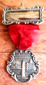 NEW ENGLAND HARDWARE DEALERS ASSOCIATION BOSTON MARCH 1910,MEDALS WITH RIBON#A54 - Picture 1 of 8