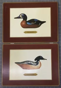 PIMPERNEL Duck Decoy Cork Backed Placemats, Lot of 2, GUC - Picture 1 of 7