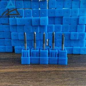 5Pcs 1/8" 2 Flute 60 Degree Carbide Chamfer Mills - Single End - TiALN U.S.A - Picture 1 of 9