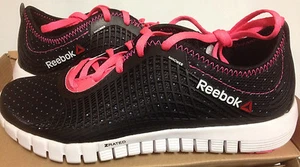 NIB WMNS REEBOK Z GODDESS LE NANOWEB M44463 RUNNING SNEAKERS SHOE BLACK/PINK $95 - Picture 1 of 7