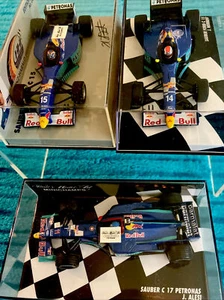 3 MINICHAMPS Sauber Ford Petronas C15/17 #11 14 15 1:43 Die Cast Model Race Cars - Picture 1 of 7