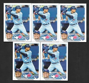 (5X) 2023 Topps Serie 1 GABRIEL MORENO RC Lote de 5 Tarjetas -TORONTO BLUE JAYS- #169 - Imagen 1 de 1