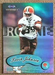 1999 Fleer Mystique Rookie #120 Kevin Johnson /2999 Cleveland Browns Football RC - Picture 1 of 3