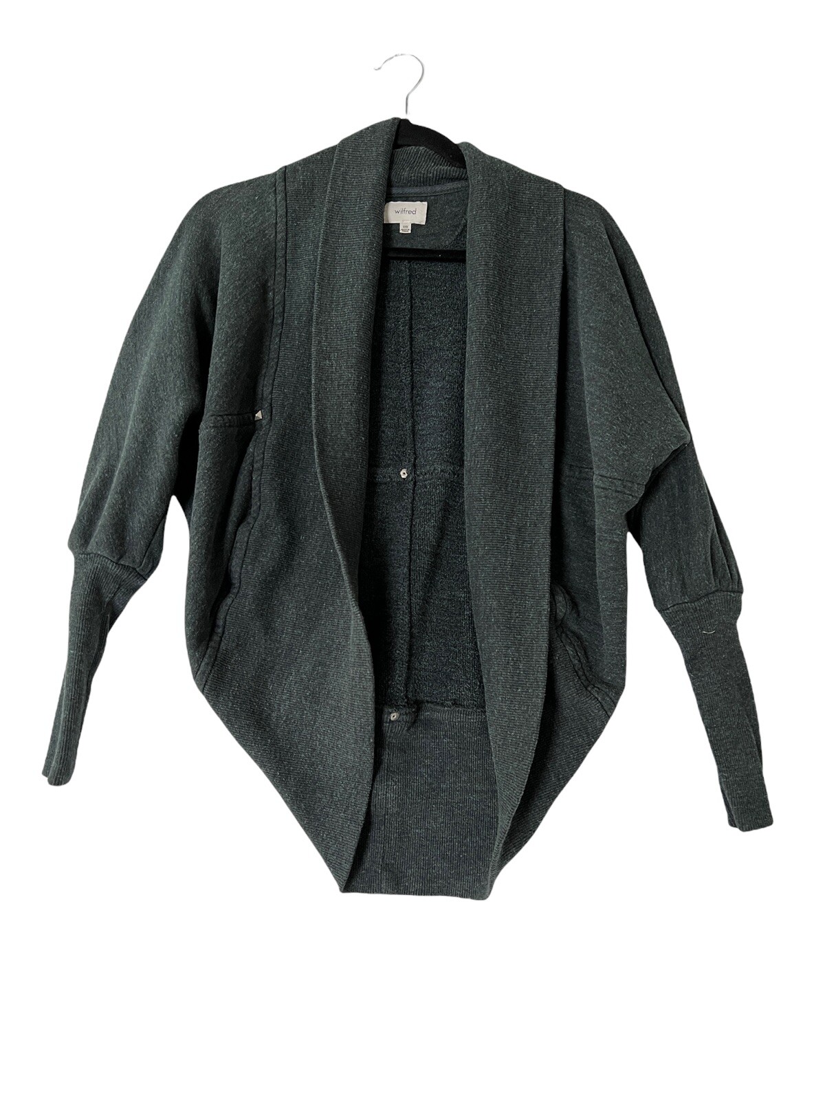 Aritzia WILFRED Green Diderot Cardigan 