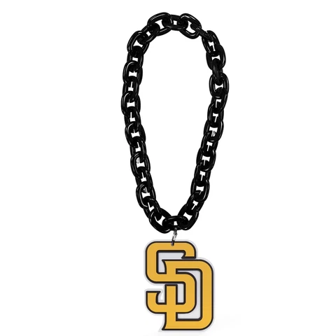 San Diego Padres New MLB Fan Chain Necklace Foam 2 Colors! Cover
