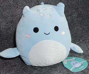 2022-23 Kellytoy Squishmallows 7” Lune the Sea Monster #1624 NWT - Picture 1 of 2