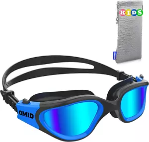 Kids Swim Goggles, P2Mini, Polarized, Swimming Goggle, Comfortable for Age 6-14 - Picture 1 of 18