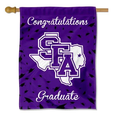 Stephen F. Austin University College Graduation Gift Decorative Flag Cover
