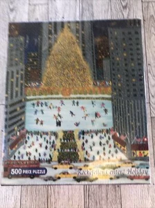 ROCKEFELLER CENTER HOLIDAY 500 PIECE 2003 JIGSAW PUZZLE BY BRIARPATCH NEW - Picture 1 of 9