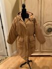 Nwot American Eagle Oversized Puffer Parka Long Jacket With Hood Light Brown Xl