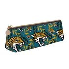 Jaguars Jacksonville Leather Triangle Pencilcase Pvc Storage Bag Cosmetic Bags