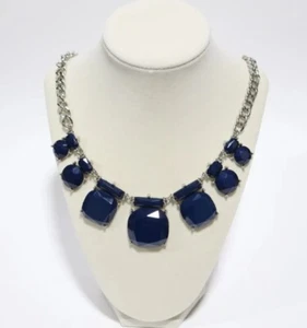 Collar llamativo azul marino - Imagen 1 de 14