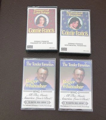 CASSETTE TAPES CONNIE FRANCIS ROGER WHITTAKER VOLS. 1 & 2 EACH ARTIST - Image 1 of 4