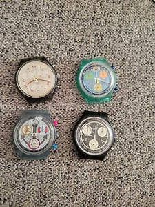 Swatch Chrono Uhr Konvolut Teile Reparatur 90er Jahre Herren - Bild 1 von 7