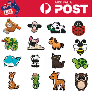 Cute Animal Kids For Crocs & Jibbitz Shoe Charm Badge - Picture 1 of 43