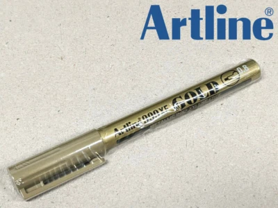 Artline 999 Metallic Permanent Marker Gold 0.8mm EK-999XF - image 1 of 4