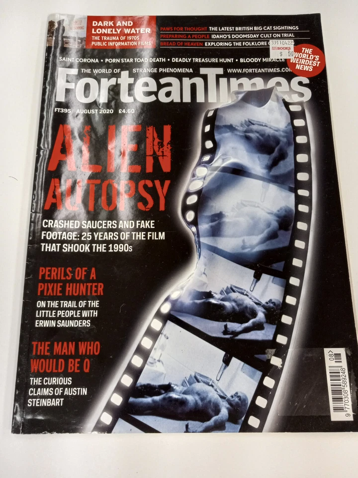 Fortean Times  Magazine August  2020 - Paranormal Monsters -  Alien Autopsy - Image 1 of 1