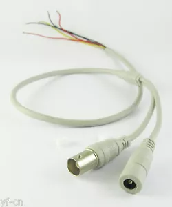 10pcs 5.5*2.1mm DC Power & BNC Female Jack Pigtail Camera Cable for CCTV 58cm - Picture 1 of 5