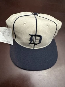 Rare Vtg Detroit Tigers Pin Stripe Hat Wool Roman Pro Cooperstown USA 7 1/2 - Picture 1 of 6