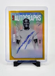 Autógrafos octágonos dorados Topps 2025 cromados UFC Anderson Silva #OLA-AS/50 - Imagen 1 de 2