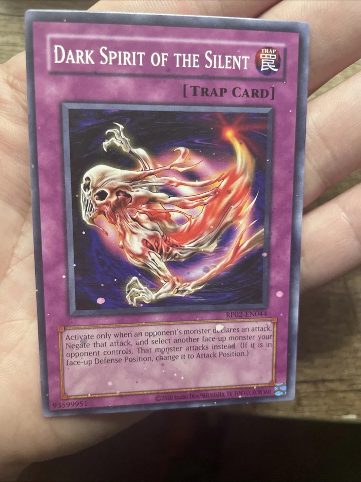 Dark Spirit of the Silent RP02-EN044 (MISPRINT PRINT ERROR-SEE PICS!) NM +Bonus! - Image 1 of 4