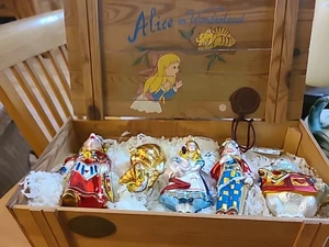 Kurt Adler Polonesa Alicia en el País de las Maravillas Juego de Adornos (5) Caja Edición Limitada 2773/7500 - Imagen 1 de 12