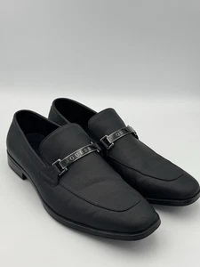 GUESS Herren Schwarz Halbschuhe GMHELIX-R Größe 9,5 M Slipper Elegant Schuhe Eckige Zehe - Bild 1 von 9