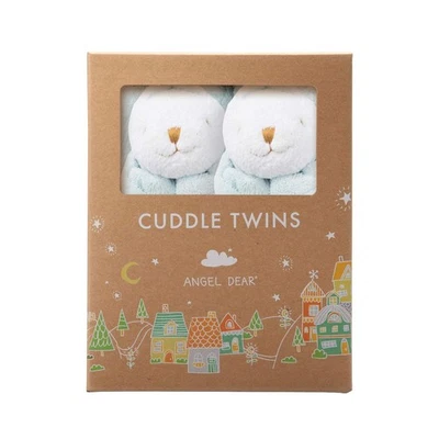 - Juego de Blankie Blue Bunny, Cuddle Twins Foto 1 de 2