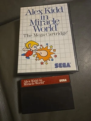 Alex Kidd in Miracle World Sega Master Sytem Game And Box Only Tested Works - Image 1 of 2