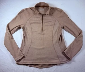 Avalanche Women's 1/4 Zip Pullover Lightweight Hiking Zip Size Medium Gingersnap - Picture 1 of 8