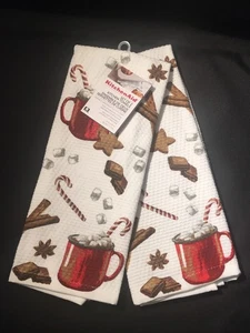 KitchenAid Set Geschirrtücher Küchentisch Kitchen Towels X-MAS Weihnachtsmotiv - Bild 1 von 3