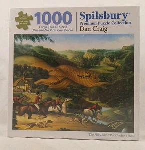 Spilsbury 1000 Puzzle mit großen Teilen - "THE FOX HUNt" von Dan Craig - NEU/VERSIEGELT! - Bild 1 von 6