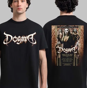 Dogma Time To Be Free Australian Tour 2025 Spielplan Termine zweiseitig T-Shirt alle - Bild 1 von 4