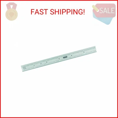 General Tools Flexible 6-Inch Straight Edge Ruler #616, Stainless Steel - 4 Grad - Image 1 of 2