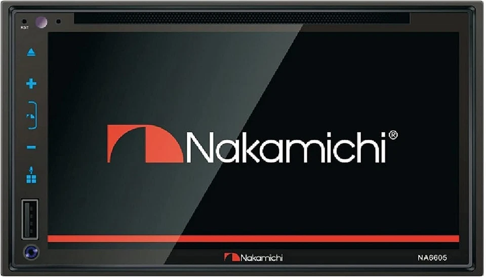 Receptor Bluetooth CD/DVD Doble Din 6.8" Nakamichi NA6605 - Negro Foto 1 de 3